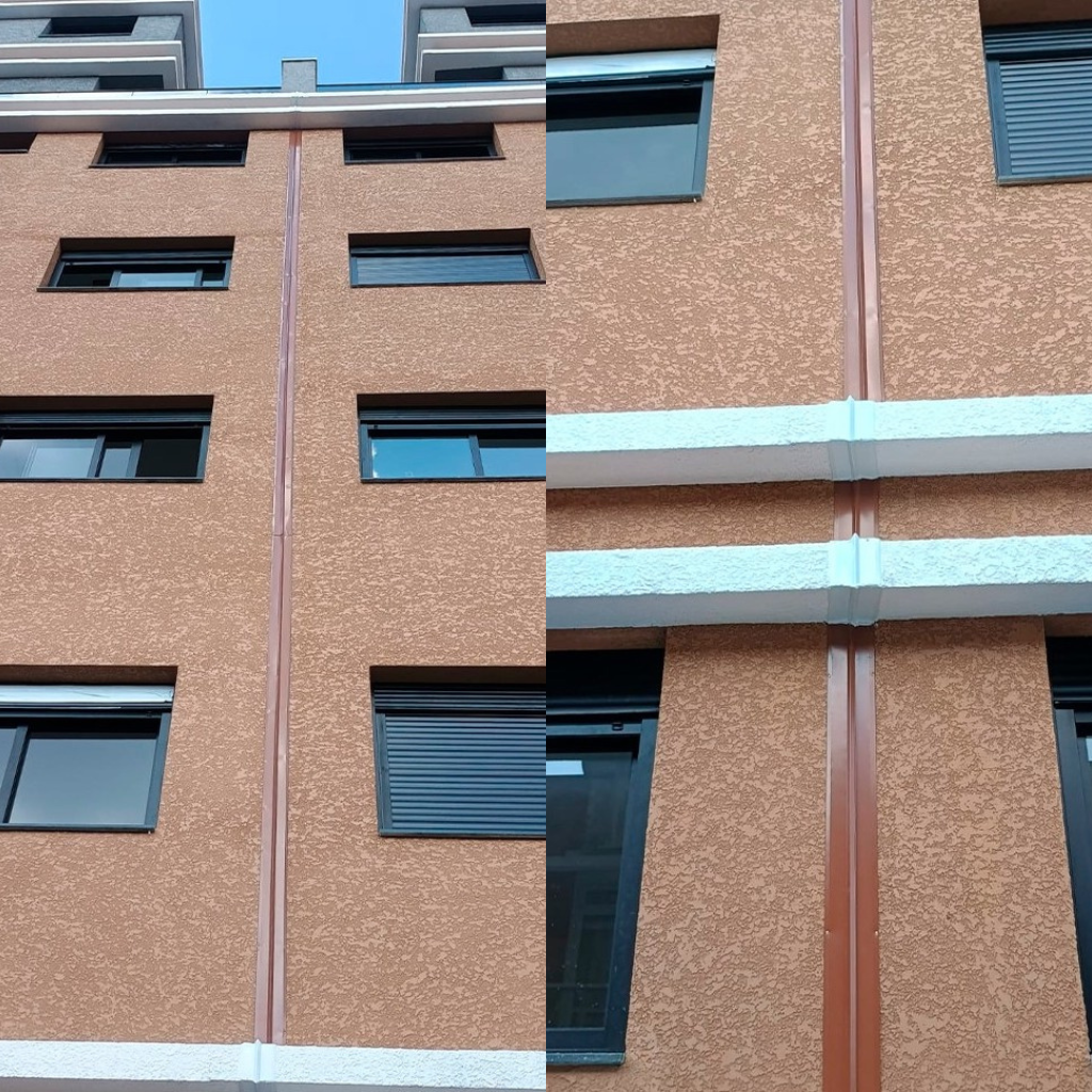 Instalação de Rufo em Chapa para Dilatação